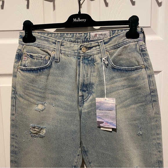 AG Men’s Wells Relaxed Tapered Light Blue Jeans Size 29 NWT - Picture 6 of 12